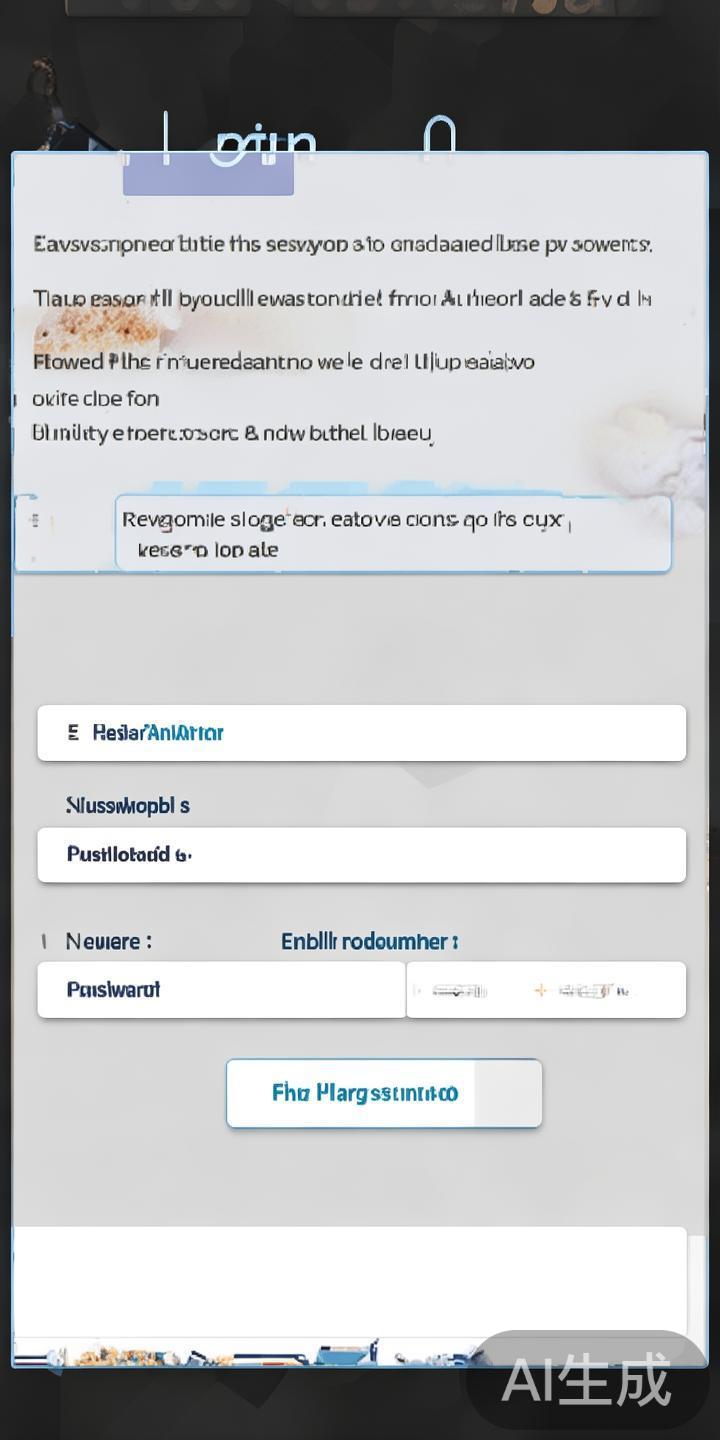在弹出的登录窗口中，用户需输入注册时预留的“账号/